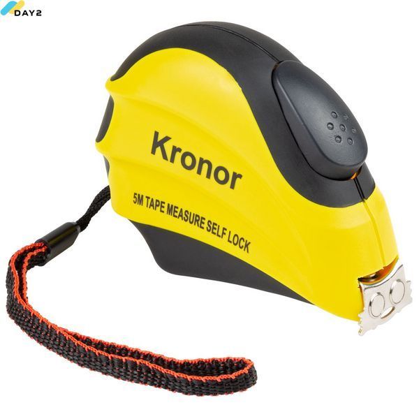 Рулетка магнітна обгумована з автостопом 5м&times;19мм KRONOR (3824011) 3824011 фото