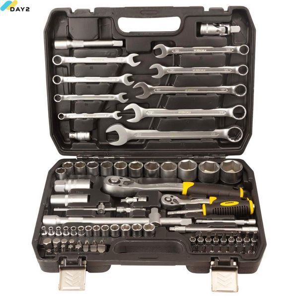 Набір насадок торцевих і біт 1/4", 1/2" 82шт CrV mid SIGMA (6001551) 6001551 фото