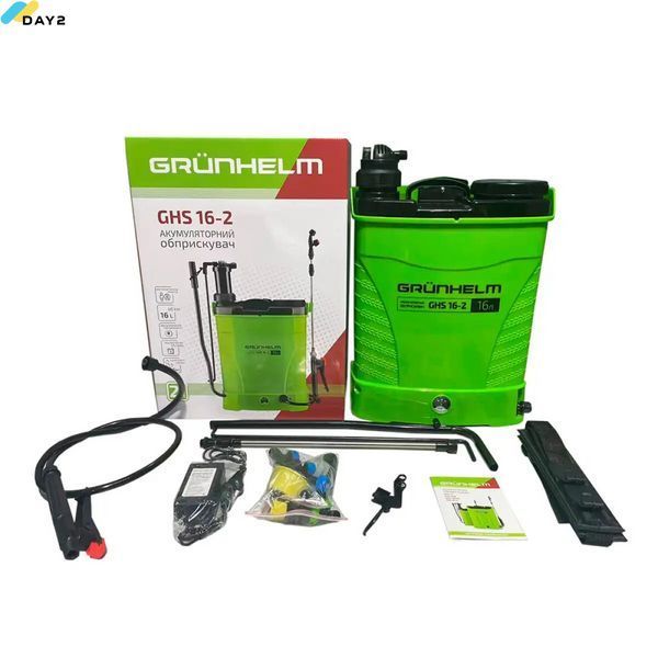 Обприскувач акумуляторний 16л GRUNHELM GHS -16-2 (133072) 133072 фото