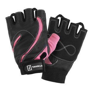 Спортивні рукавички Tavialo Black-Pink S шкіра (188103007) 188103007 фото