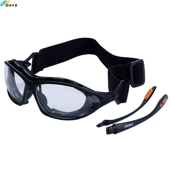 Набір окуляри захисні з обтюратором і змінними дужками Super Zoom anti-scratch, anti-fog (прозорі) SIGMA (9410911) 9410911 фото