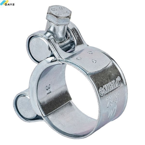 Хомут силовий оцинкований 20мм &Oslash;29-31мм (КРАТНО 10шт) SIGMA (2509091) 2509091 фото