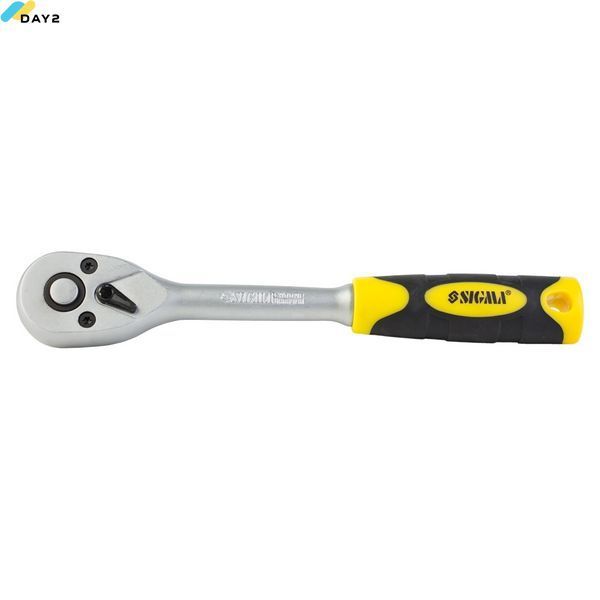 Ключ-тріскачка 3/8" 200мм 72T CrV SIGMA (6050031) 6050031 фото