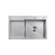 Кухонна мийка Kroner KRP Geb&uuml;rstet - 7848RHM (3.0/1.0 мм) CV030022 фото 1