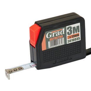Рулетка з автостопом 3м&times;13мм GRAD (3816035) 3816035 фото