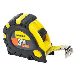 Рулетка магнітна фіксатор + гальмо 3м&times;19мм SIGMA (3823031) 3823031 фото