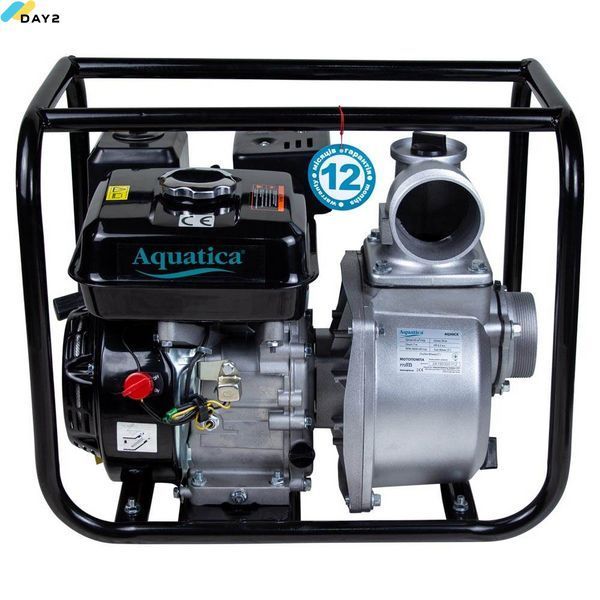 Мотопомпа 7.5 к.с. Hmax 30м Qmax 70м&sup3;/год (4-х тактний) AQUATICA AQ30CX (772532) 772532 фото