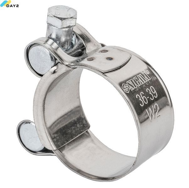 Хомут силовий нержавіючий 20мм &Oslash;36-39мм (КРАТНО 10шт) SIGMA (2508121) 2508121 фото