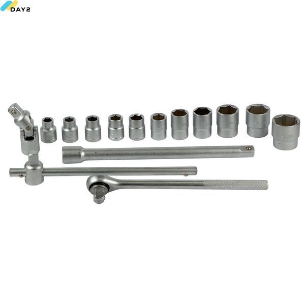 Набір насадок торцевих 1/2"+ аксесуари 16шт (кейс) GRAD (6003125) 6003125 фото