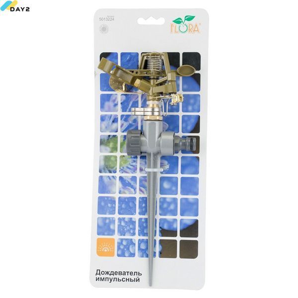 Дощувач імпульсний на металевому кілочку (BRASS+AL) FLORA (5013224) 5013224 фото