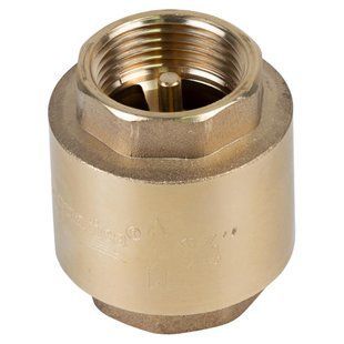 Клапан зворотний F3/4"&times;F3/4" (латунь) euro 205г AQUATICA (779652) 779652 фото