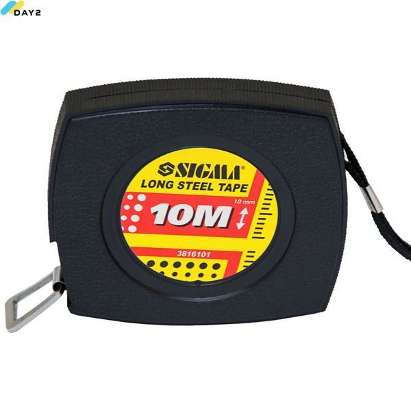 Рулетка сталева стрічка 10м&times;10мм SIGMA (3816101) 3816101 фото