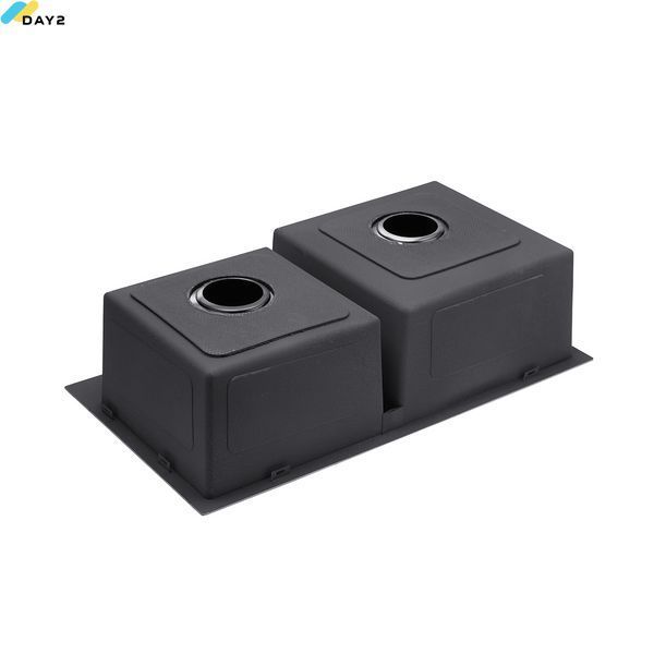 Кухонна мийка Kroner KRP Schwarze - 7843ZHM PVD (3.0/1.0 мм) CV022797 фото