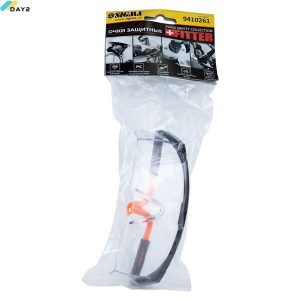 Окуляри захисні Fitter anti-scratch, anti-fog (прозорі) SIGMA (9410261) 9410261 фото