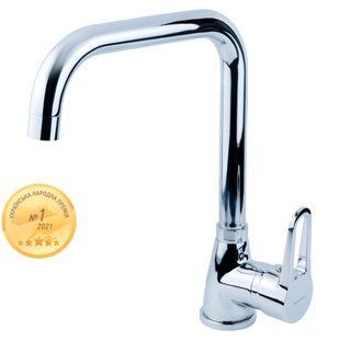 Змішувач HL &Oslash;35 для кухні Г-гусак на гайці AQUATICA HL-4B230C (9734110) 9734110 фото