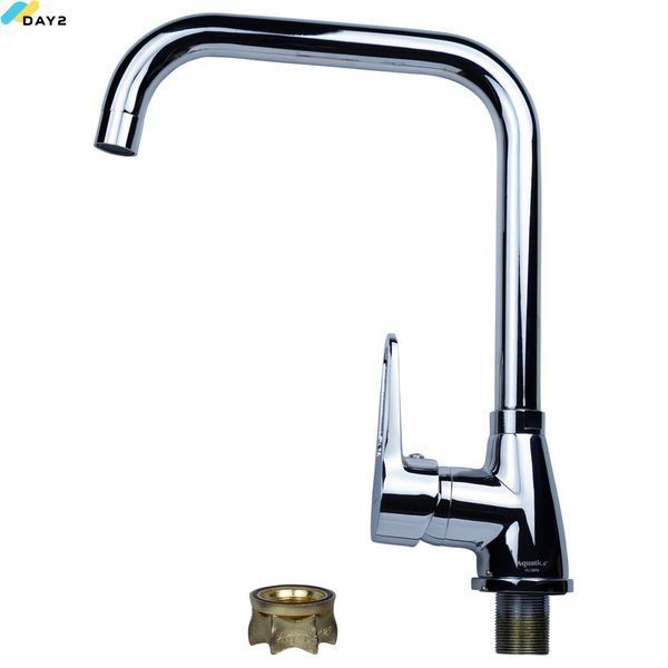 Змішувач HL &Oslash;35 для кухні Г-гусак на гайці AQUATICA HL-4B230C (9734110) 9734110 фото