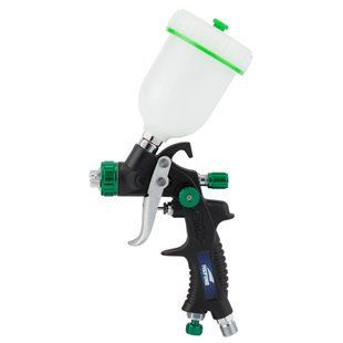 Фарборозпилювач HVLP &Oslash;1.0 мм 60-170 л/хв 1.5-2 бар в/б 100 мл (пласт) REFINE (6812321) 6812321 фото