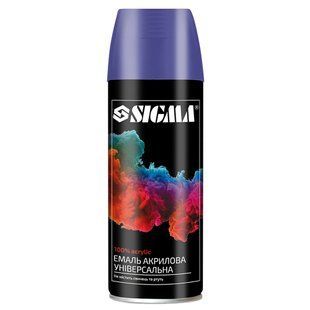 Емаль аерозольна акрилова 400мл RAL 5022 темно-синій глянець SIGMA (2737151) 2737151 фото