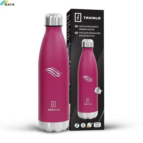Термопляшка Tavialo 750 мл матова рожева (191750103) 191750103 фото