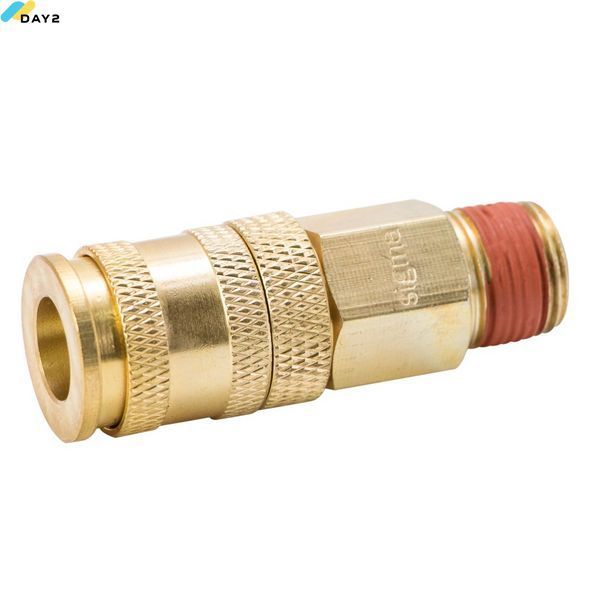 З'єднання швидкознімне посилене з фіксатором MT 3/8" (латунь) SIGMA (7021621) 7021621 фото