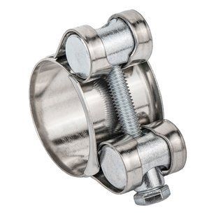 Хомут силовий нержавіючий 18мм &Oslash;26-28мм (КРАТНО 10шт) SIGMA (2508071) 2508071 фото