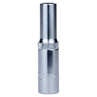 Насадка шестигранна довга 1/4" 6мм CrV ULTRA (6062062) 6062062 фото