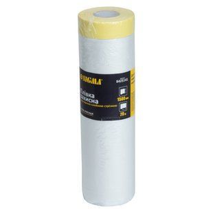 Плівка захисна з малярною стрічкою 1500мм&times;20м SIGMA (8425141) 8425141 фото