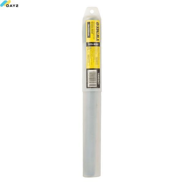 Зубило напівкругле з SDS-max хвостовиком 18&times;250мм (тубус) SIGMA (1800561) 1800561 фото