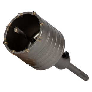 Коронка по бетону &Oslash;65&times;70мм 8 зубців + хвостовик 110мм SDS-plus GRAD (1514365) 1514365 фото