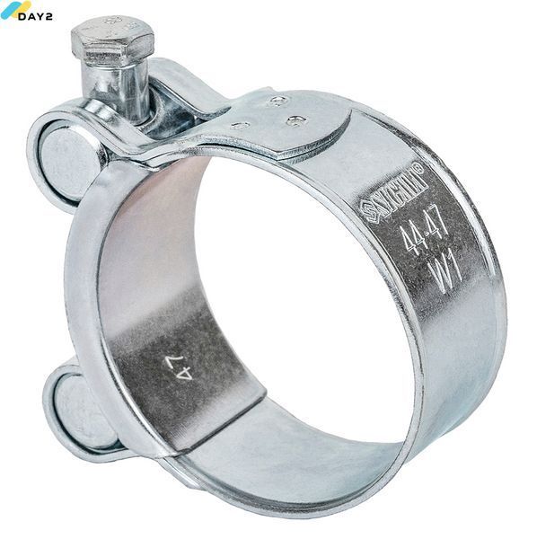 Хомут силовий оцинкований 22мм &Oslash;44-47мм (КРАТНО 5шт) SIGMA (2509151) 2509151 фото