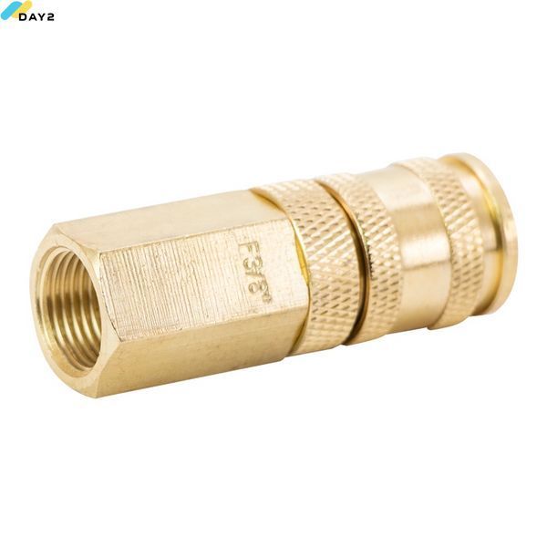 З'єднання швидкознімне посилене з фіксатором FT 3/8" (латунь) SIGMA (7021651) 7021651 фото