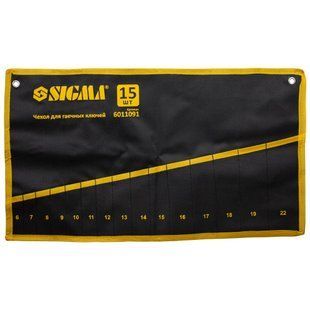 Чохол для гайкових ключів 15шт SIGMA (6011091) 6011091 фото
