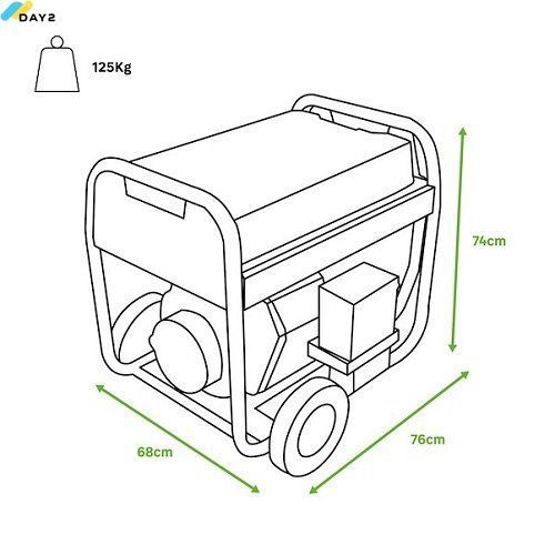 Генератор дизельний GENERGY LIMITED 7000D 6,5 кВт (240632090) 240632090 фото