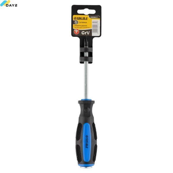 Викрутка ударна хрестова PH2&times;100мм CrV SIGMA (4004631) 4004631 фото