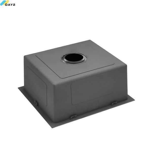 Кухонна мийка Kroner KRP Schwarze - 4843HM PVD (3.0/1.0 мм) CV022792 фото
