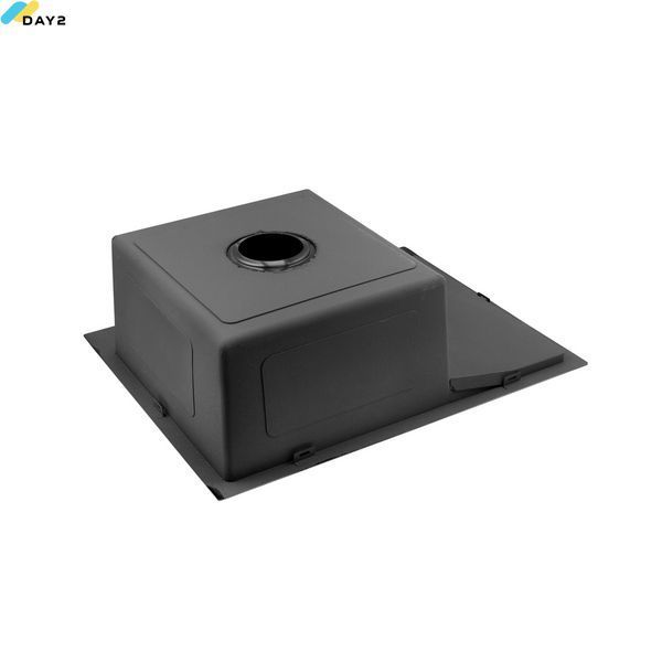 Кухонна мийка Kroner KRP Schwarze - 6350RHM PVD (3.0/1.0 мм) CV031323 фото