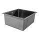 Кухонна мийка Kroner KRP Schwarze - 4843HM PVD (3.0/1.0 мм) CV022792 фото 4