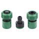 Набір конекторів 1/2" + адаптер в/р 1/2"&times;3/4" для шланга 3/4" (ABS) GRAD (5016165) 5016165 фото 1
