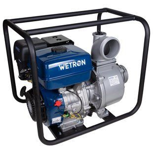 Мотопомпа 15 к.с. Hmax 30м Qmax 110м&sup3;/ч (4-х тактний) WETRON WM100CX (772553) 772553 фото