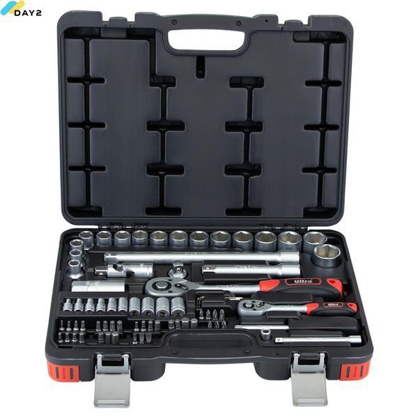 Набір насадок торцевих і біт 1/4", 1/2" 72шт CrV Taiwan ULTRA (6003112) 6003112 фото