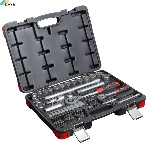 Набір насадок торцевих і біт 1/4", 1/2" 72шт CrV Taiwan ULTRA (6003112) 6003112 фото