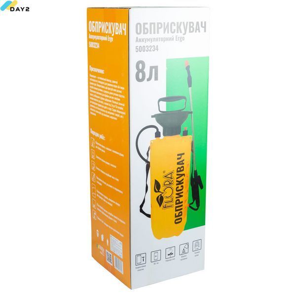Обприскувач пневматичний 8л FLORA (5003234) 5003234 фото