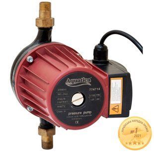Насос для підвищення тиску 270Вт Hmax 12м Qmax 47л/хв &Oslash;&frac34;" 195мм + гайки &Oslash;&frac12;" AQUATICA (774714) 774714 фото