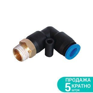 Штуцер цанговий (кутовий) &Oslash;12мм МТ 1/4" SIGMA (7027211) 7027211 фото