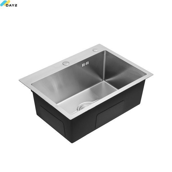 Кухонна мийка Kroner KRP Derby - 5843HM Brush (2,5/0,5 мм) CV027235 фото