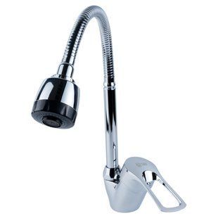 Змішувач s43 &Oslash;40 для кухні гусак гофрований на гайці TAU SM-4B644C (9843150) 9843150 фото