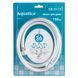 Шланг для душа 1/2" PVC 3-х шаровий з підшипником сріблястий 150см AQUATICA XB-0173 (9791611) 9791611 фото 6
