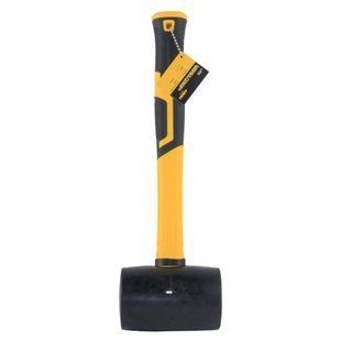 Киянка гумова чорна 680г фібергласова рукоятка SIGMA (4317371) 4317371 фото
