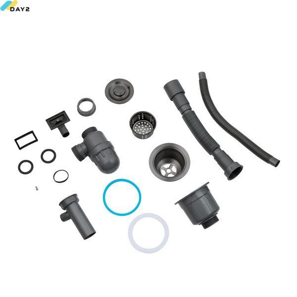 Кухонна мийка Kroner KRP Schwarze - 4545HM PVD (3.0/1.0 мм) CV033856 фото