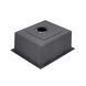 Кухонна мийка Kroner KRP Schwarze - 4545HM PVD (3.0/1.0 мм) CV033856 фото 5